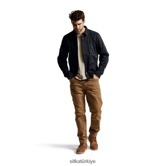 Ceketler ve yelekler SITKA Gear kanyon gömlek ceket siyah erkekler LTX80H56