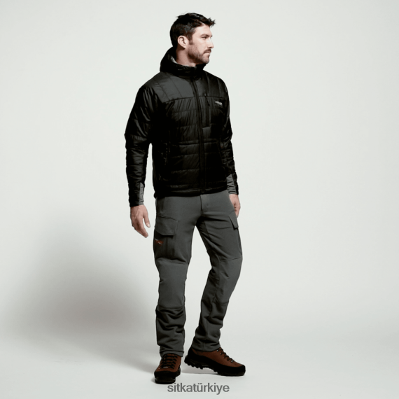Ceketler ve yelekler SITKA Gear kelvin aerolit ceket siyah erkekler LTX80H7