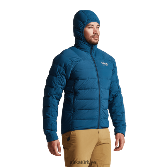 Ceketler ve yelekler SITKA Gear kelvin lite kuş tüyü ceket amiral mavisi erkekler LTX80H13