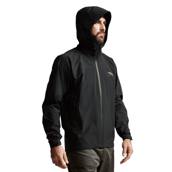 Ceketler ve yelekler SITKA Gear çiğ noktası ceketi siyah erkekler LTX80H30