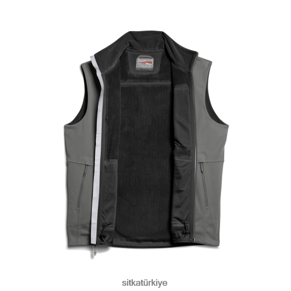 Ceketler ve yelekler SITKA Gear jet akışı yelek granit erkekler LTX80H67