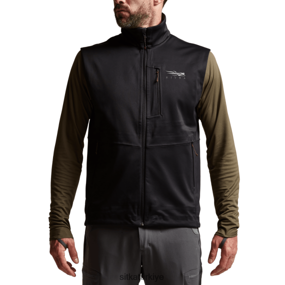 Ceketler ve yelekler SITKA Gear jet akışı yelek siyah erkekler LTX80H65