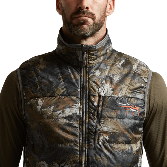 Ceketler ve yelekler SITKA Gear kelvin aerolit yelek Optifade su kuşları kerestesi erkekler LTX80H71