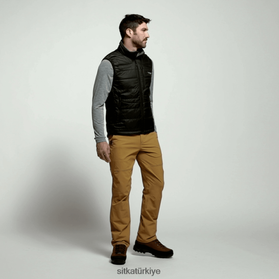 Ceketler ve yelekler SITKA Gear kelvin aerolit yelek siyah erkekler LTX80H73