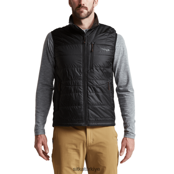 Ceketler ve yelekler SITKA Gear kelvin aerolit yelek siyah erkekler LTX80H73