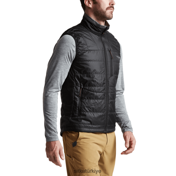 Ceketler ve yelekler SITKA Gear kelvin aerolit yelek siyah erkekler LTX80H73