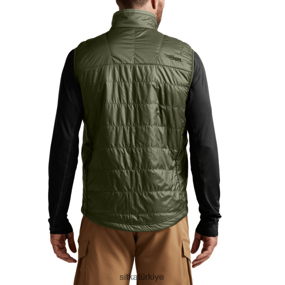 Ceketler ve yelekler SITKA Gear kelvin aerolit yelek tozlu zeytin erkekler LTX80H74