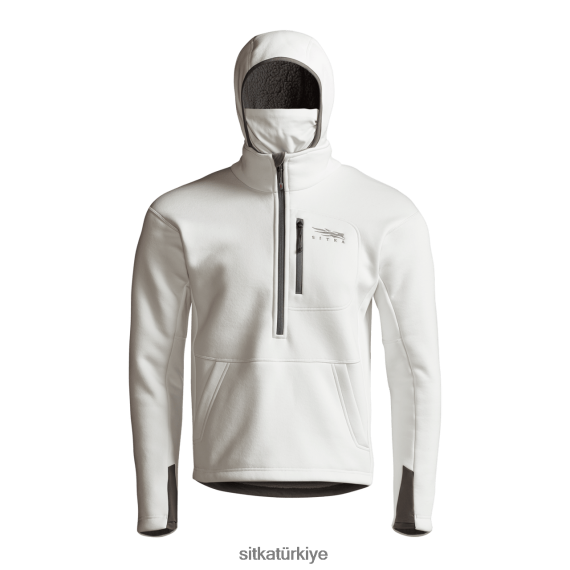 üstler SITKA Gear degrade kapüşonlu beyaz erkekler LTX80H114