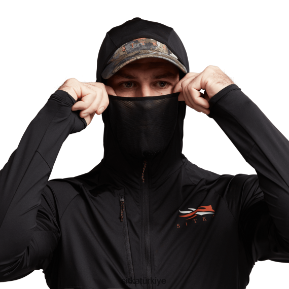 üstler SITKA Gear ekinoks koruyucu kapüşonlu siyah erkekler LTX80H107