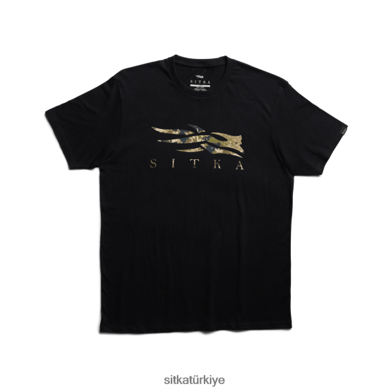 üstler SITKA Gear Optifade ikon tişört siyah subalpin erkekler LTX80H144