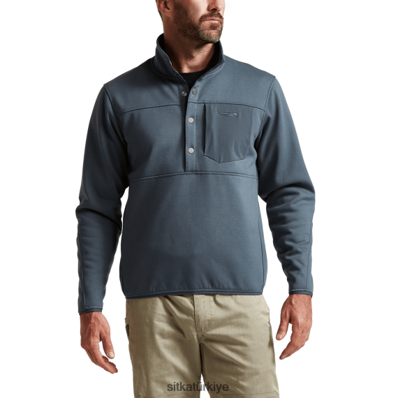 üstler SITKA Gear ön aralık çıtçıtlı polar fırtına erkekler LTX80H207