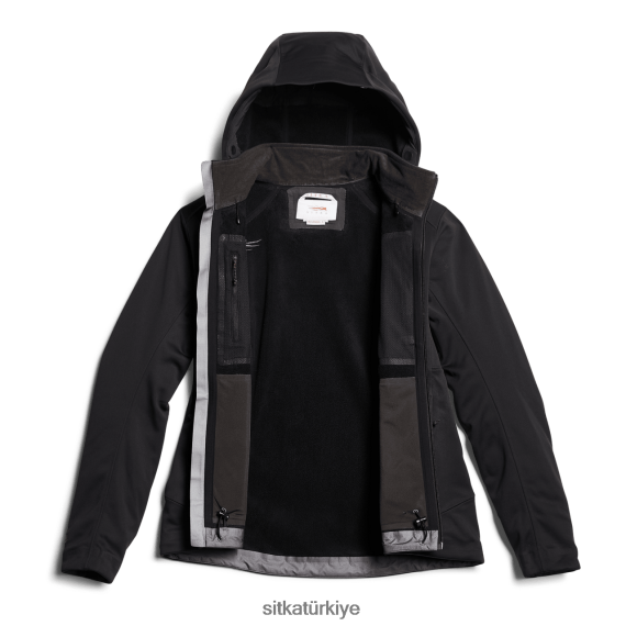 Ceketler ve yelekler SITKA Gear jet akışı ceket siyah kadınlar LTX80H383