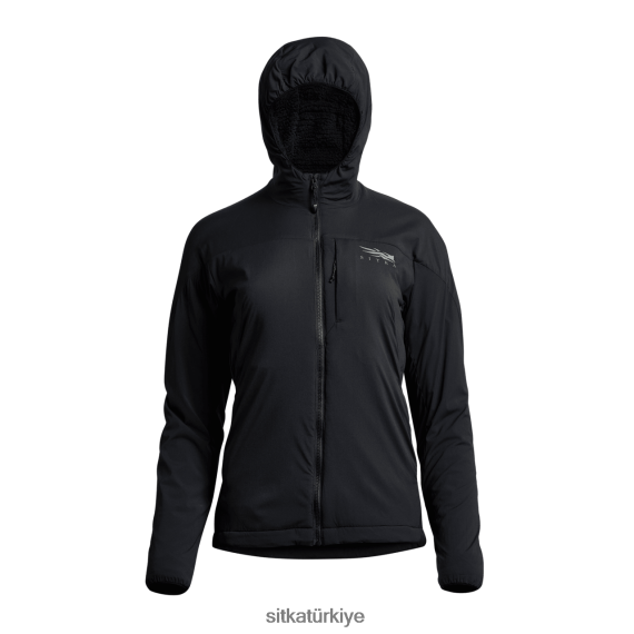 Ceketler ve yelekler SITKA Gear ortam ceketi siyah kadınlar LTX80H387