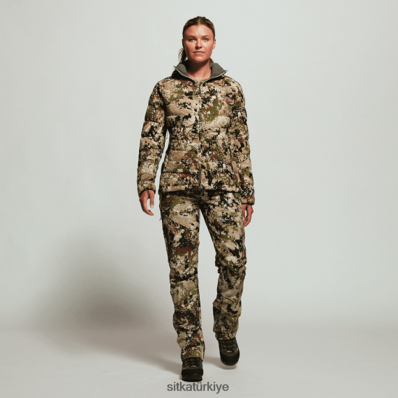 Ceketler ve yelekler SITKA Gear kelvin lite kuş tüyü ceket Optifade subalpin kadınlar LTX80H377