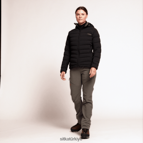 Ceketler ve yelekler SITKA Gear kelvin lite kuş tüyü ceket siyah kadınlar LTX80H378