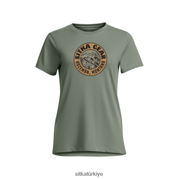 üstler SITKA Gear yükseliş tişörtü okaliptüs kadınlar LTX80H404