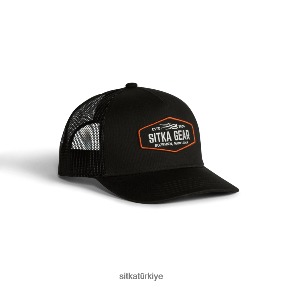 şapkalar SITKA Gear hex orta profesyonel kamyon şoförü siyah üniseks LTX80H340